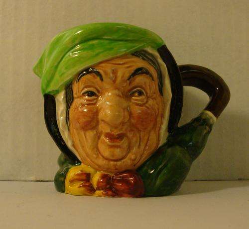 Royal Doulton (Green Backstamp), Small "Sairey Gamp" Character Jug