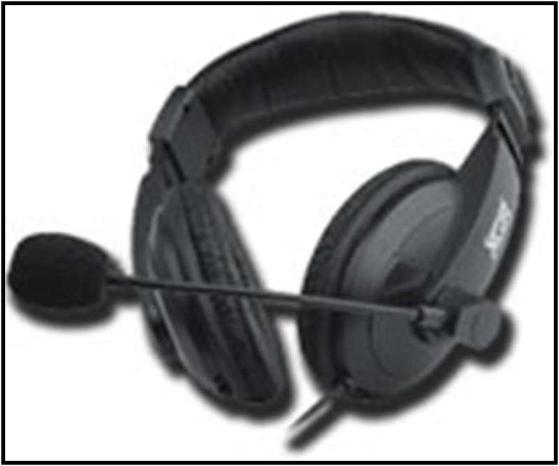 CLOSE CUP LEATHER FINISH HEADSET & ADJUSTABLE MIC
