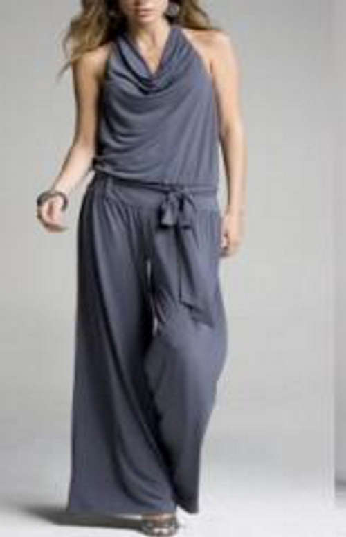 Jumpsuit Cowl Neck