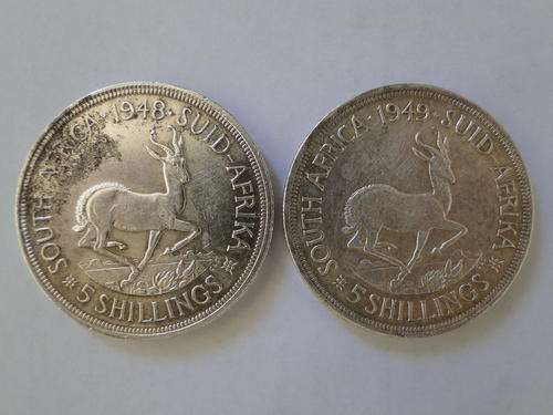 Set of Two Silver Crown -1948,1949