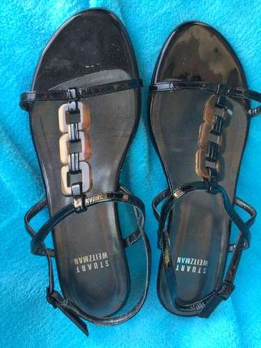 Sandals with imitation tortoise shell detail size 36