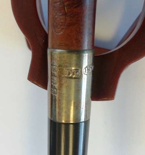 Classic 1932 Vintage Collectable Silver Mounted Loewe and Co. Harley Smoking Pipe