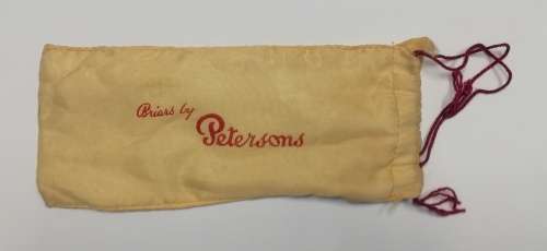 RARE VINTAGE PETERSON PRE-REPUBLIC DUBLIN AND LONDON SMOKING PIPE (CIRCA 1940-1949) + PIPE SOCK