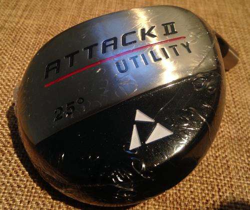 RIGHT HAND - ATTACK II UTILITY 25degree - Golf Club Driver Head Only - BRAND NEW