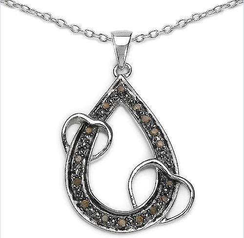 Genuine Diamonds Sterling Silver Pendant & Necklace