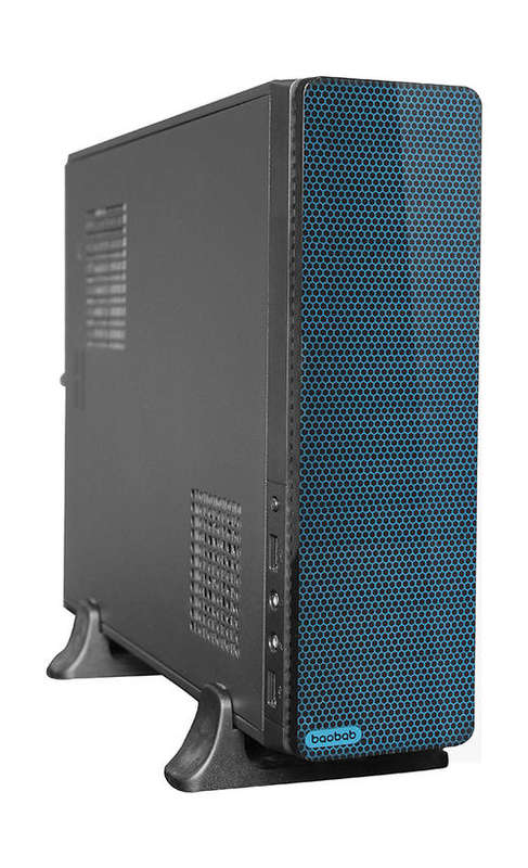 baobab 102 micro ATX SLIM CHASSIS W/baobab XTREME MICRO LITE 450W PSU & POWER CORD