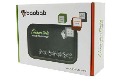 baobab CINEMATRIX, FULL 1080p HD MEDIA PLAYER