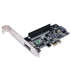 ISONIC eSATA/SATA/IDE PCI-E X1 CARD