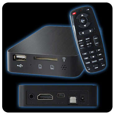ISONIC A3HD MEDIA PLAYER. 2.5" SATA HDD, USB HOST & CARD READER, HDMI, FULL HD, H.264 MKV @ 1080p