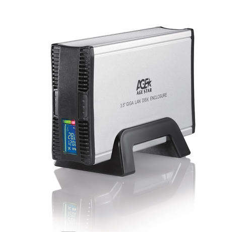 AGESTAR USB V3.0 MULTI-FUNCTIONAL NETWORK ENCLOSURE FOR 3.5" SATA HDD