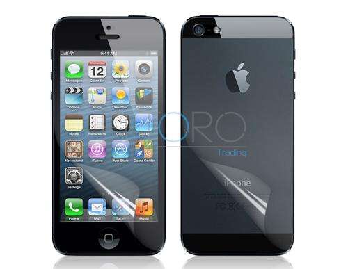 Front & Back Screen Protector Set for iPhone 5 (Transparent)