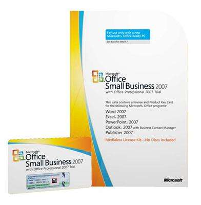 Microsoft Office 2007 - SBE (Product Key card - No CD)