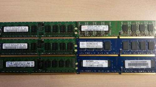 Mixed branded 2GB DDR2 Memory