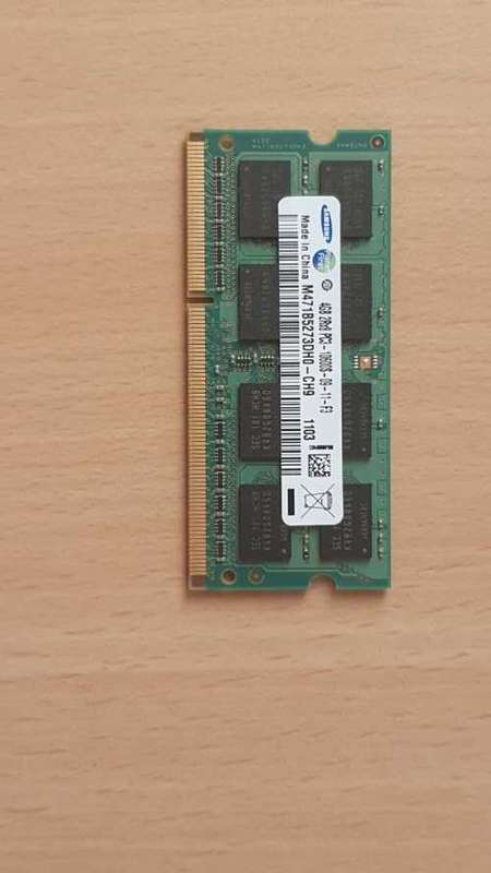 4GB RAM SODIMM DDR3