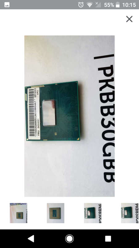 Intel i5 4th gen 2.4ghz cpu