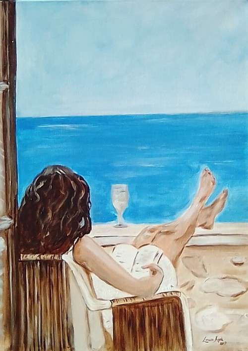 WOMAN AT SEA