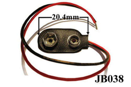 Battery Clip for 9 V PP3 Battery