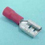 6.25mm Part-Ins Female Disconnect Red 10-pack