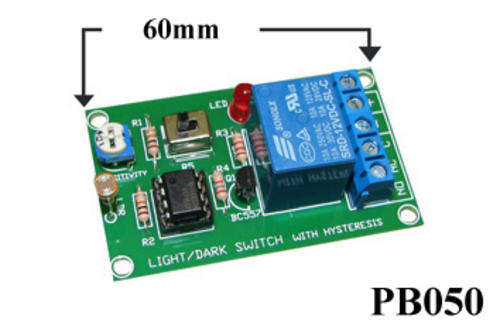 Light/Dark Activated Relay Switch K79B - DIY Electronic Kit
