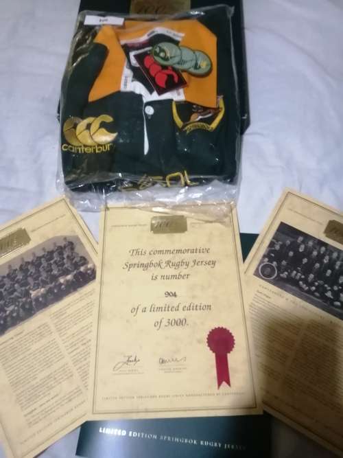 Springbok Emblem Anniversary Jersey- LIMITED EDITION - 100Years