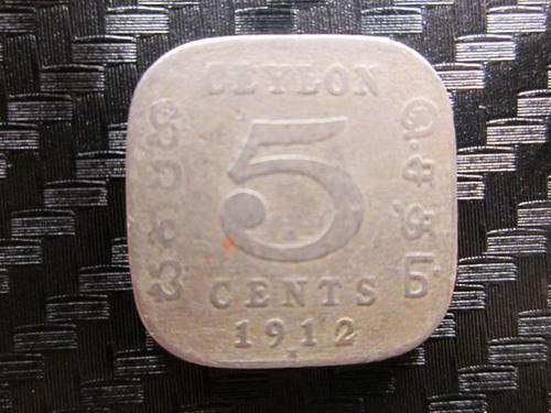 Ceylon 1912 Five cent