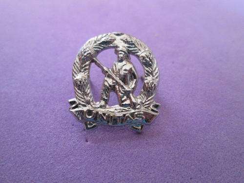 SADF Commando lapel badge chromed