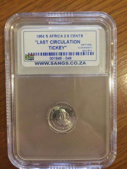 The last TICKEY Specially made for the National Numismatic society members