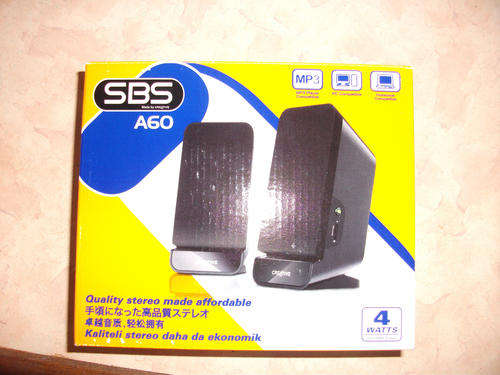 Creative SBS A60 2.0 Desktop Speakers - Black