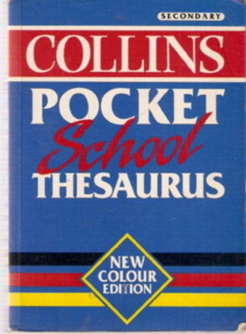 COLLINS POCKET SCHOOL DICTIONARY THESAURUS(SOFT COVER)