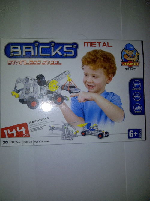 144 PIECE STAINLESS STEEL TRUCK BUILDING KIT