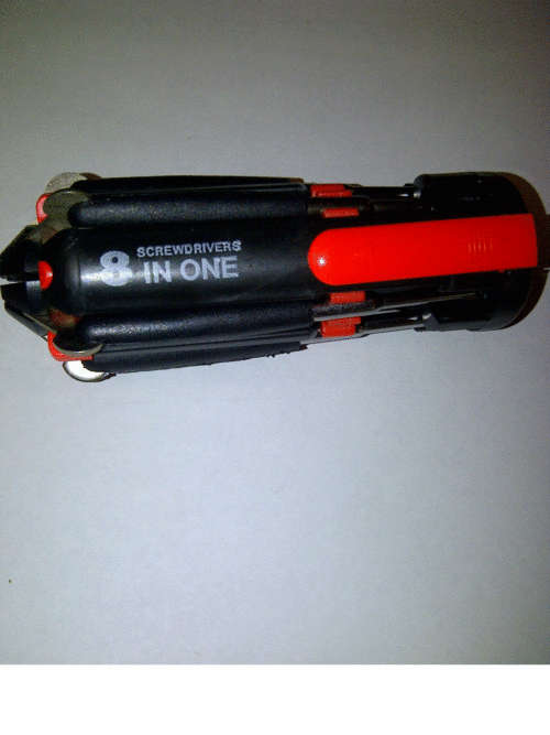 ###8 in 1 Screwdriver with powerful Torch###