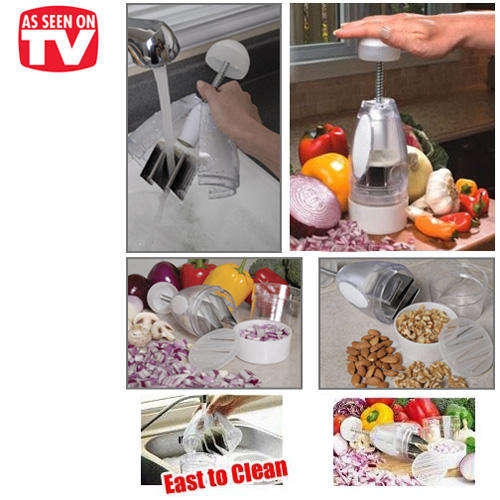 Perfect Chopper Deluxe..Easily chop veggies in seconds
