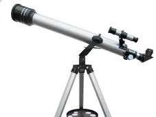 Telescope - 60700. Stands approximately 1.15m high, comes with three lenses (H 20mm, SR 4mm, H12.5mm