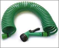 2 ON AUCTION!!!15M Garden Hose..includes 4 function Spray Gun