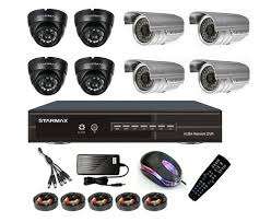 8CH full D1 H.264 DVR Security System with 8 CMOS Indoor/Outdoor Night Vision Surveillance Camera's