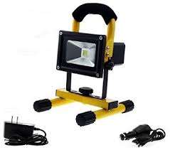 10W Rechargeable LED Flood Light (Includes car charger)