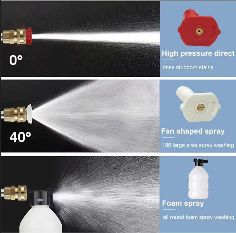 High pressure wireless cleaning gun