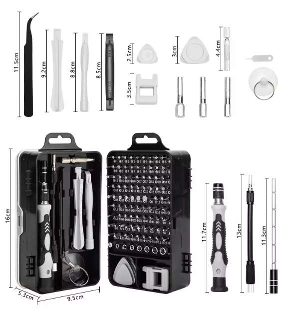 115-in-1 Precision Screwdriver Repair Tool Kit