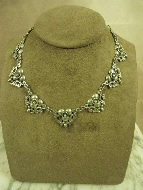 Sterling Silver Candida Necklace, 49.9 Grams