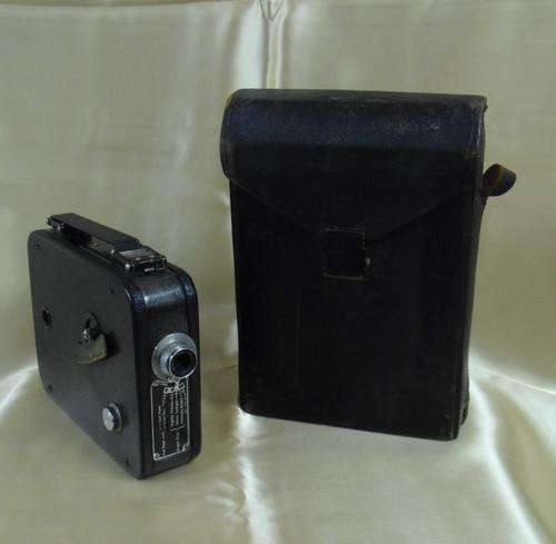 Cine-Kodak Eight,Model 20,Slim-Looking,Black Leather Inc Leather Carry Case,Yr 1932,Good Condition