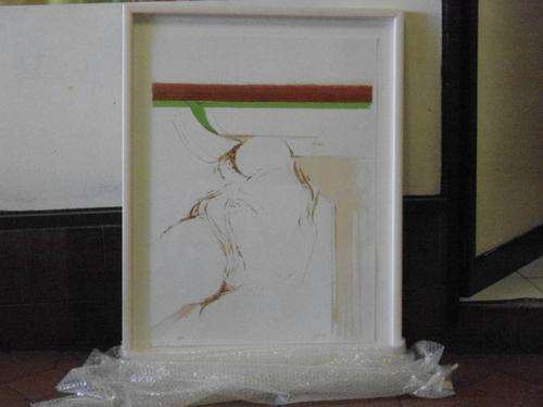 63 OF 75 HEATH 1973 ADRIAN HEATH FROM MARK ROTHKO MEMORIAL TRUST 1973 LITHOGRAPH 78X57 CM FRAMED