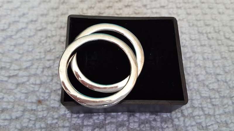 Silver dress rings