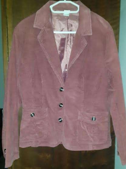 Pink lined jacket