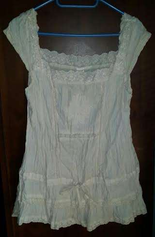 Beige lace top