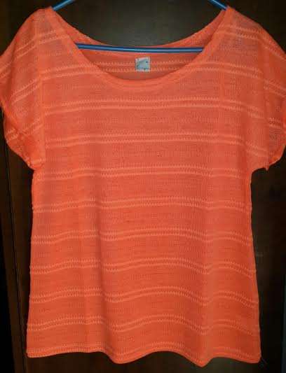 Brand new bright orange top