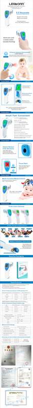 10PCS INFRARED NON-CONTACT THERMOMETER