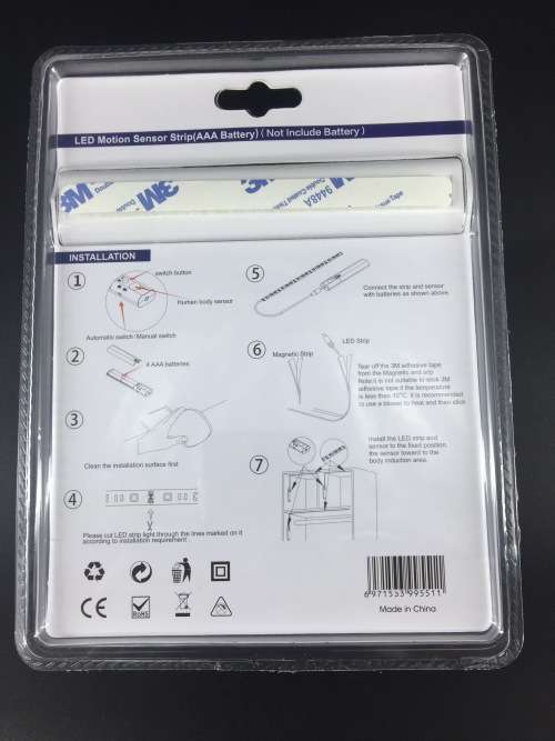LED Motion Sensor Strip 1M 2.4W