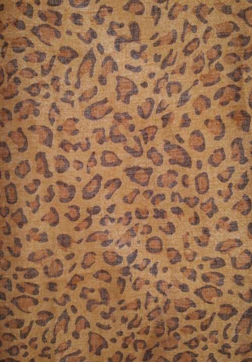 Cotton Road Scarf - Leopard Print