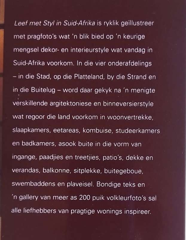 Leef met styl in Suid-Afrika