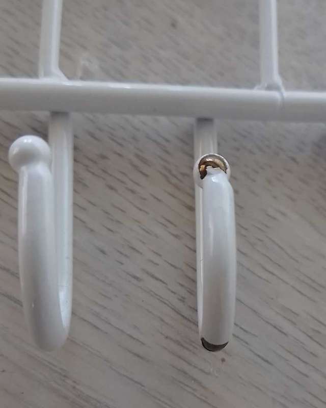 Metal Bird Cage Jewellery Hanger - White
